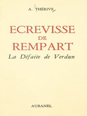 cover image of Écrevisse de rempart